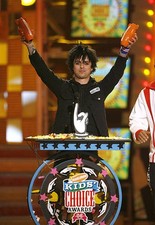 Billie Joe Armstrong of Green Day accepts awards for Favorite Musi- Old Photo