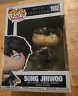 Funko Pop! Animation Sung Jinwoo #1982 Solo Leveling w/Protector
