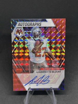 2023 Panini Mosaic LeGarrette Blount Red Mosaic AUTO /199 #AM-LB Buccaneers