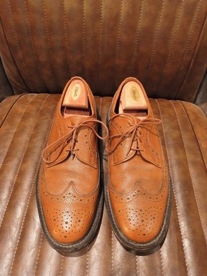Trickers Made in England Mens Tan Wingtip Brogue Shoes UK11 US12