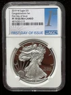 2019-W $1 SILVER AMERICAN EAGLE NGC PF70 First Day of Issue : 06964