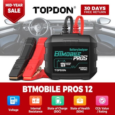 TOPDON BTMobile PROS 12V Car Battery Load Tester Analyzer for Phoenix Scanner