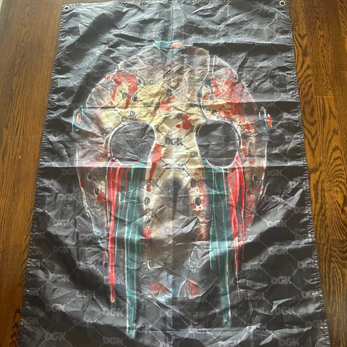 NWT Jason Voorhees Mask Banner DGK Large - Picture 3 of 8