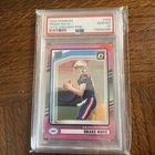 2024 Donruss Optic Preview Drake Maye Pink Prizm Rated Rookie PSA 10 Patriots RC