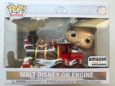 Funko Pop! Trains Disney 100 Walt Disney On Engine #18 Amazon Exclusive