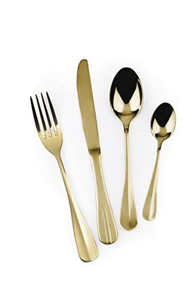 Excelsa Elite Gold Servizio 24 Posate, Acciao 18/0 - NUOVO