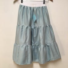 Skirt Girl M 8 Maxi Blue Ruffle Tier 100 Cotton Boho Elegant Mom and Pop's Kids
