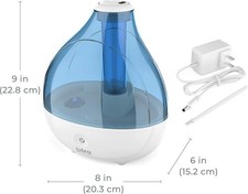 Open Box Pure Enrichment Mistaire Ultrasonic Cool Mist Humidifier - Blue
