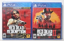 Red Dead Redemption I  II 1  2 Bundle Sony PlayStation 4, 2023 PS4 PS5 NEW