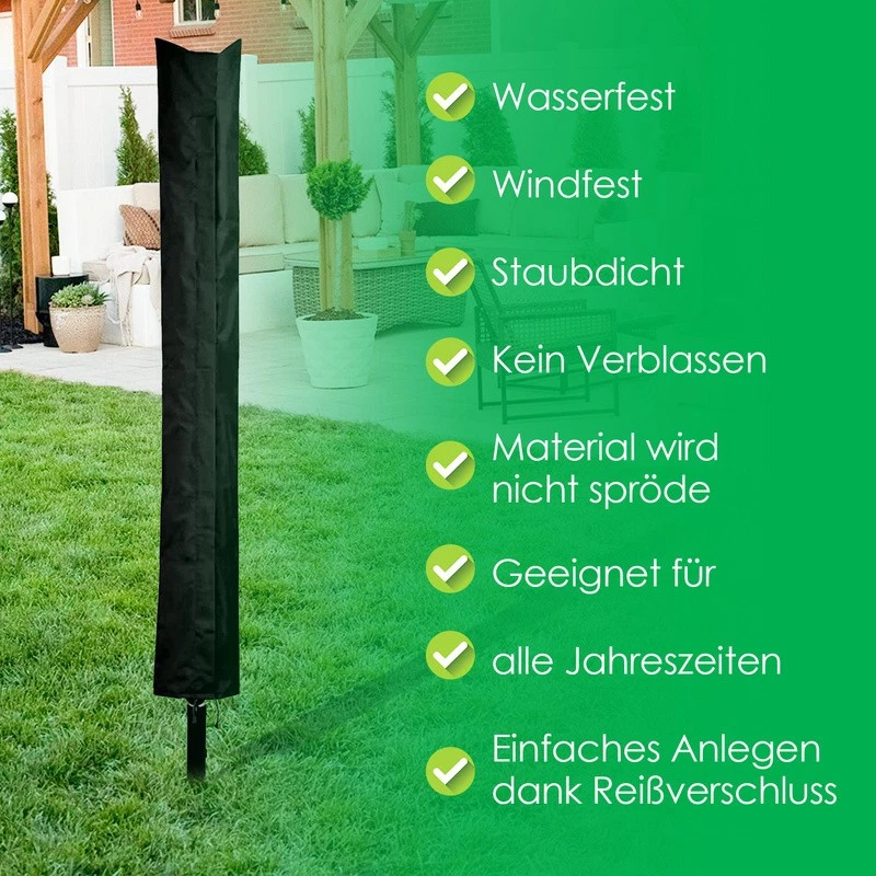 Wäschespinne schutzhülle Leifheit UV- witterungsbest Wetterschutzhülle 168x28cm - Bild 3 von 4