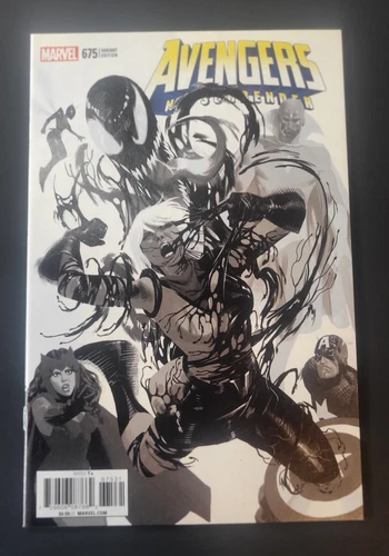 Avengers #675 NM Daniel Acuna Party Sketch Variant - One Per Store Marvel 2018