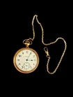 Antique Elgin Pocket Watch~Gold Filled Crescent Case Clean Dial~1/20 12K Fob