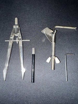 Vintage Gramercy Schnellbow Compass / Table Mount Set w/ Case - Made in Germany