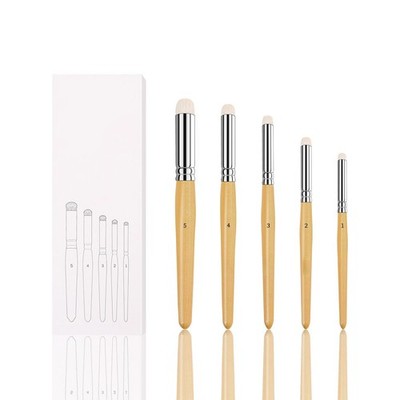 Drybrush Set For Miniatures, 5 Brushes, Watercolor Oil Painting, Brown