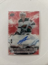 2021-22 Upper Deck Ice - Ice Premieres Autographs Calen Addison #IPA-CA /99 (RC)