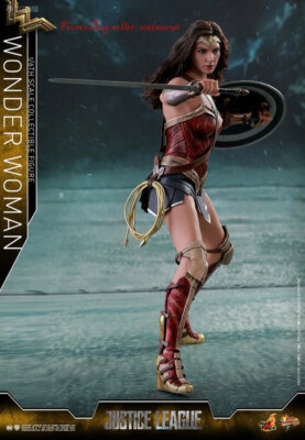 Perfect HotToys 1/6 Mms450 Ustice League Wonder Woman In Stock New