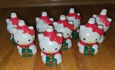 Lot of 8 Hello Kitty Christmas Blow Mold Mini String Light Covers ONLY 