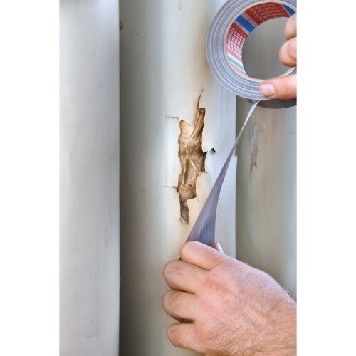 Thumbnail - Tesa 4610 Gaffa Tape Duct Tape Basic 50mm Silber-matt 50m | Neu