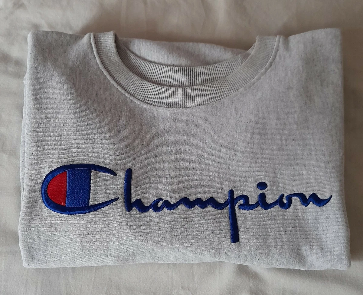 Champion embroidered cheap logo sweatshirt