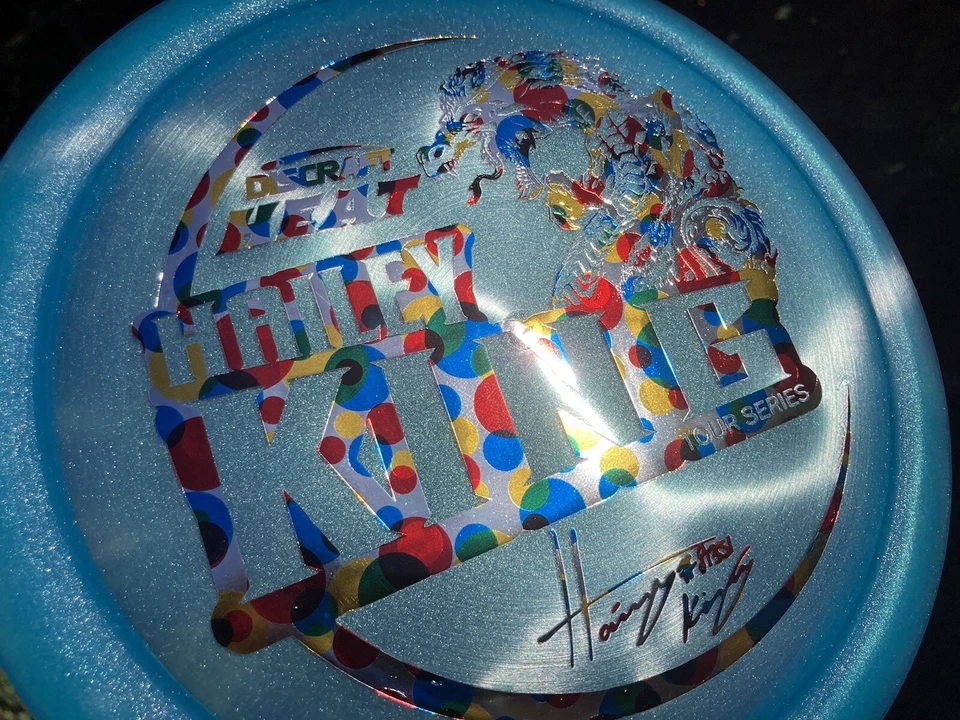Discraft Tour Series Hailey King Heat-Shimmery Blue w WONDERBREAD Foil - Image 2 of 4