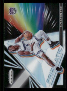 2021-22 Panini Prizm Prizmatic Prizms Silver #24 De'Aaron Fox