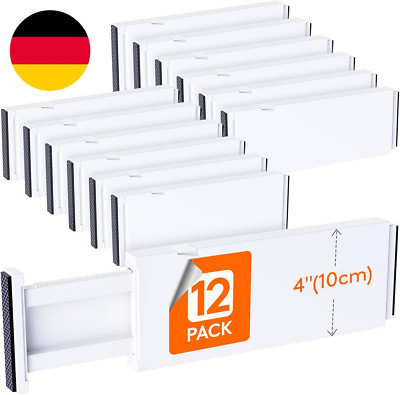 Lifewit 12Er Set Kunststoff Schubladentrenner Für Innenlänge 27 44Cm & Höhe＞10.5