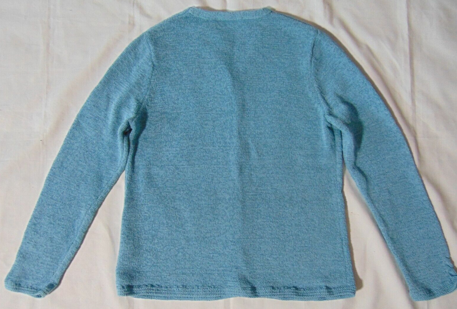 Pendleton aqua blue button down cardigan knit swe… - image 9