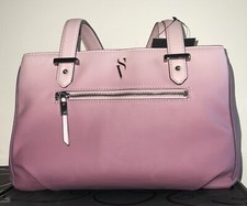 Simply Vera Wang Bevan Double Entry Satchel Handbag Purse - Vinyard Ombré