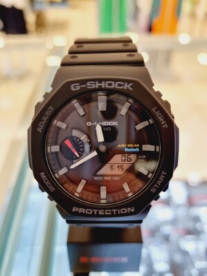 Casio G-Shock Carbon Core Bluetooth GA-B2100-1ADR Black Men Watch