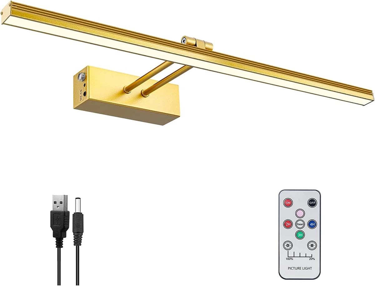 Lights for paintings battery on sale powered