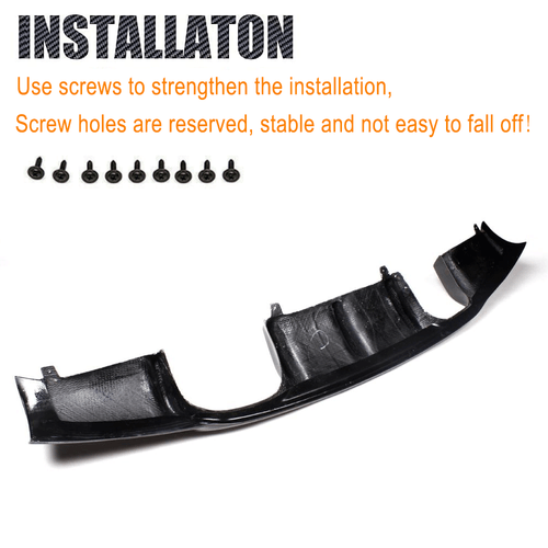 Carbon Diffusor Heck Stoßstange Spoiler Heckschürze Passt für BMW 3er E92 E93 M3 - Picture 10 of 12