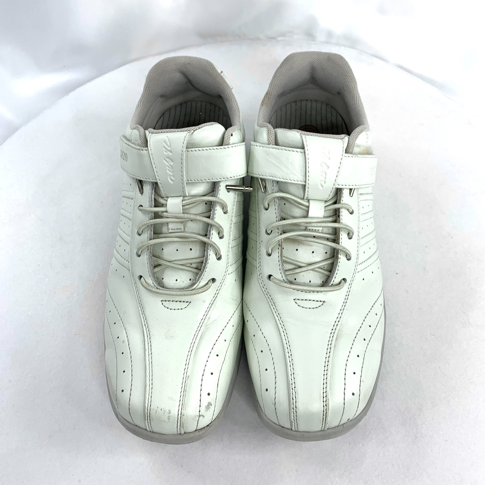 SAOLA Scarpa da passeggio Narzio Hi uomo taglia 9 pelle bianca comoda suola spaccata flessibile