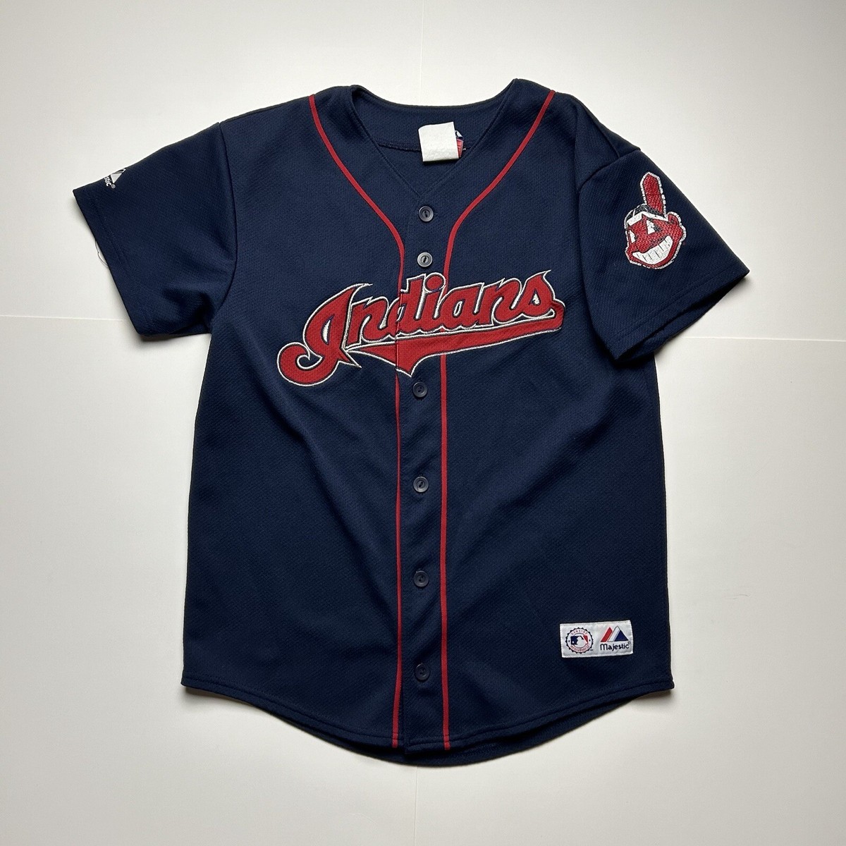 Y2K C.C. Sabathia Cleveland Indians Baseball Jersey Majestic