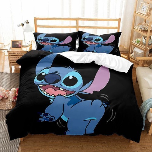 Lilo & Stitch Duvet Cover Quilt Cover Pillowcase Single Double Bedding Set - Bild 12 von 67