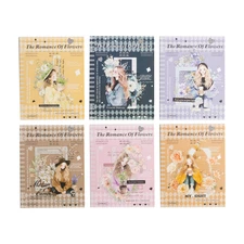 Flower Girl Stickers PET 10PCS Big Size Scrapbooking Paper Crafts Diary DIY