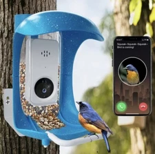 BirdDock Smart Bird Feeder 1296P Camera Wifi App Control AI Recognition, Openbox