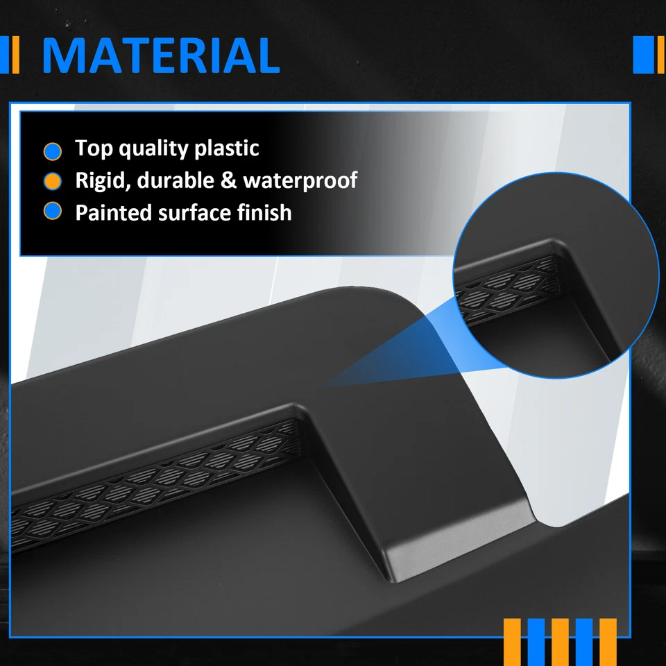 New Hood Bulge Scoop Moulding Trim Black Painted For Toyota FJ Cruiser 2007-2014 Foto 4 de 4