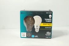 LED Bulb, Thinner Filament 40W Bright White 3000k Clear Gass 8905527647865423689