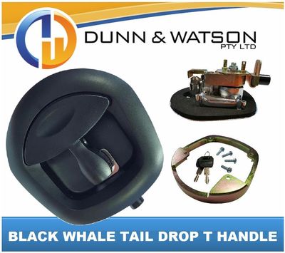 Recessed Folding T Lock / Handle For Trailer Caravan Toolbox Drop