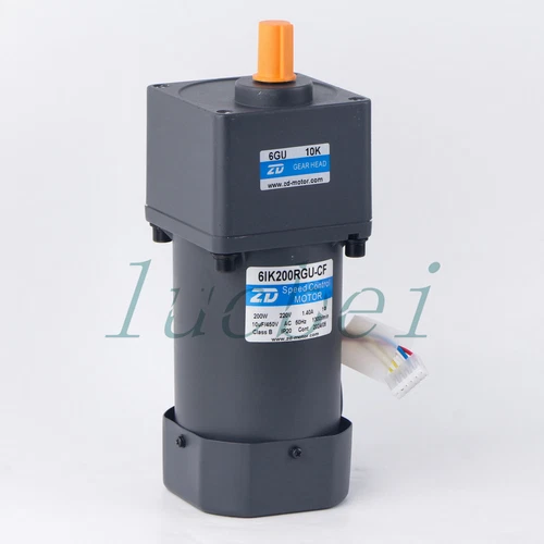 1PC New ZD 6IK200RGU-CF 6GU10K Motor 200W 220V