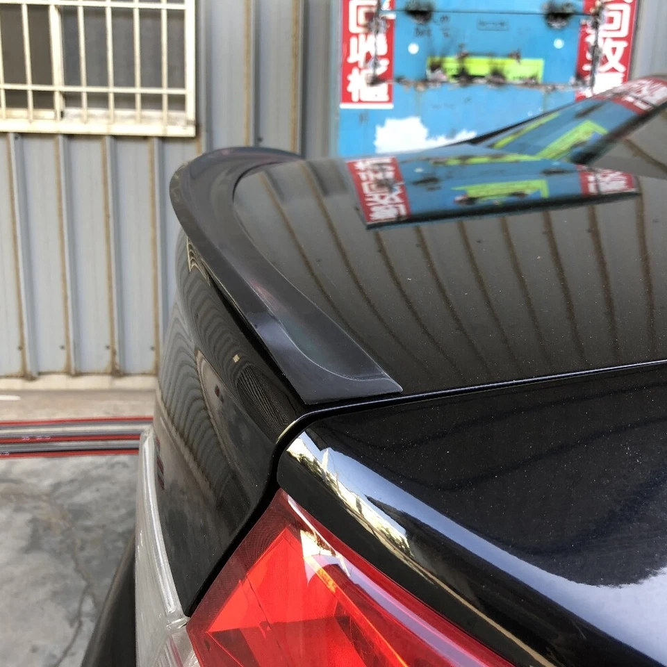 Alerón trasero plano negro 244L para maletero Acura RLX 2014~2020 sedán Foto 4 de 4