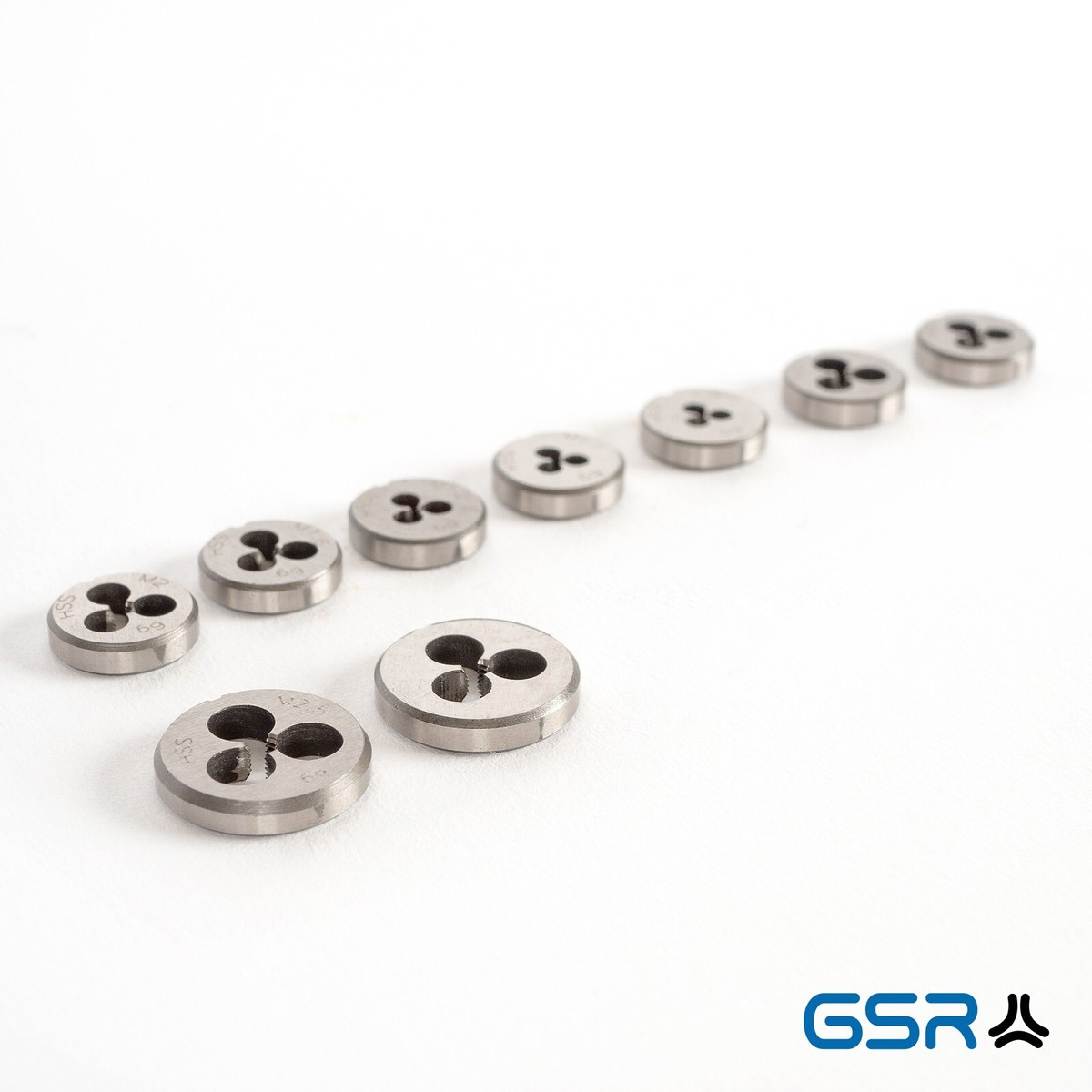 GSR Miniatur Gewindeschneidsortiment 31 tlg. M1,0-M2,5 HSS  