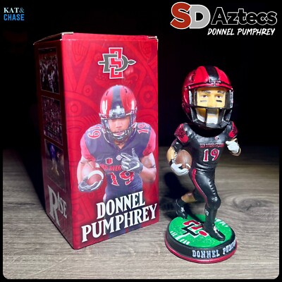 SDSU Aztecs Football Donnel Pumphrey #19 Bobblehead NCAA Eagles Superbowl Lions