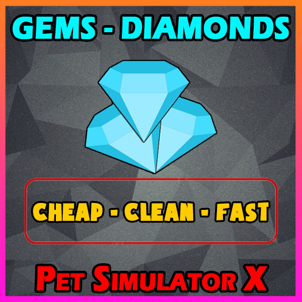 Pet Sim X 1Billion Gems/diamonds (huge Value - Super Cheap) Pet