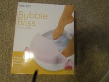 NEW Homedics Bubble Bliss Foot Spa with Heat Refreshing Bubble Massage