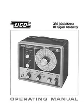 EICO Model 330 RF Signal Generator Manual
