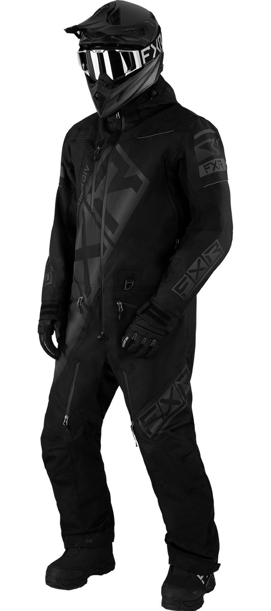 FXR CX Lite Mens Snow Monosuit Black Ops | eBay
