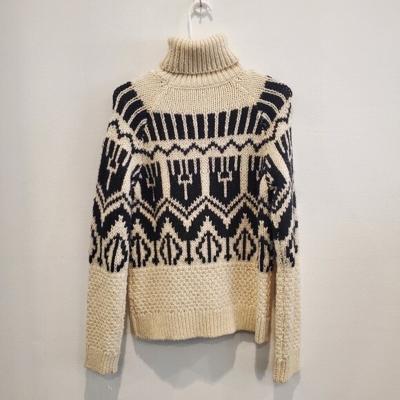 Moncler Ciclista Intarsia Wool Turtleneck Sweater S | eBay