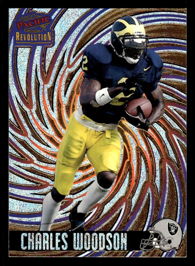 1998 PACIFIC REVOLUTION CHARLES WOODSON 105 MINT RC FOOTBALL OAKLAND RAIDERS