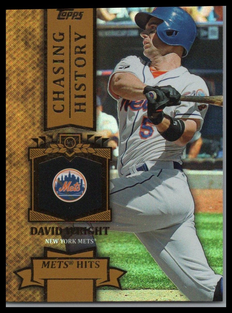 2013 Topps #CH-24 David Wright Chasing History Gold Foil